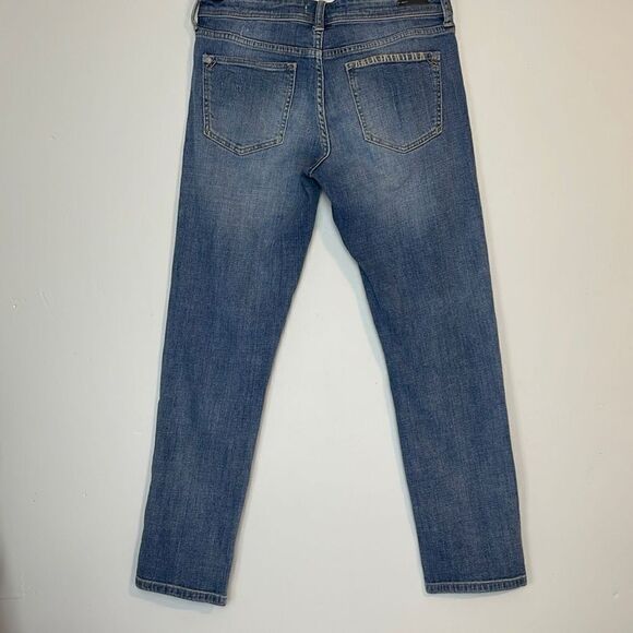 Anthropologie Pilcro Patchwork Slim Boyfriend Jeans 27 - Picture 5 of 8